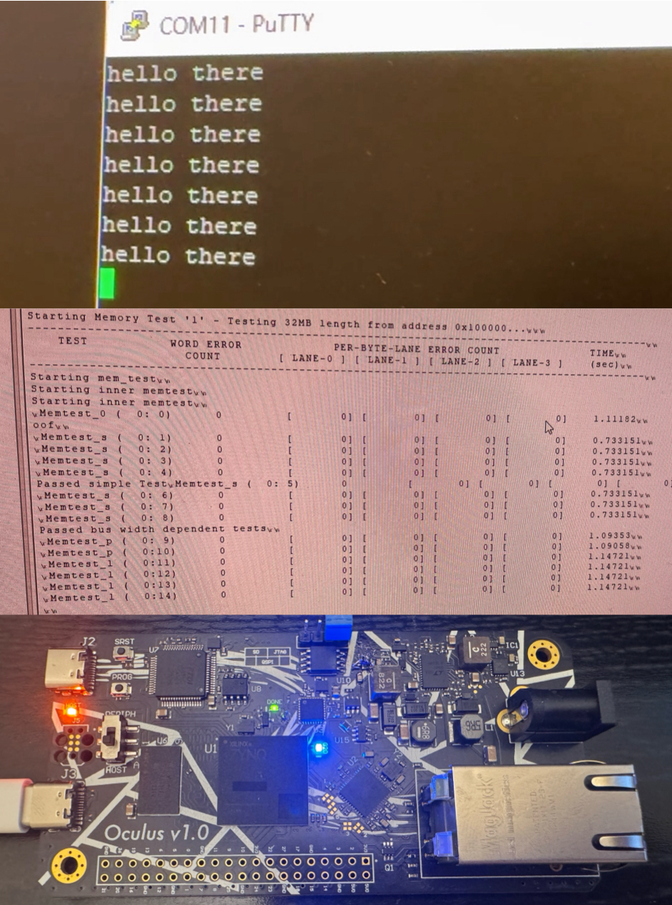 Oculus board closeups