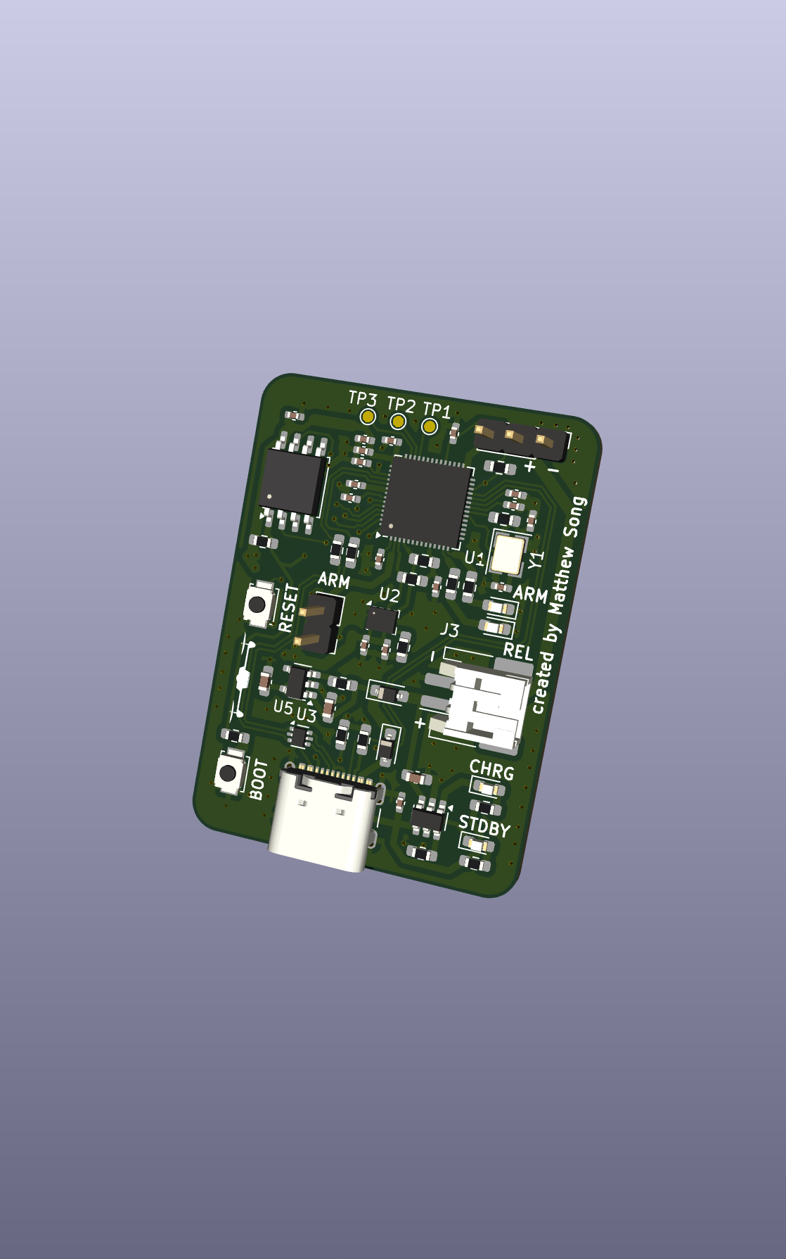 PCB render